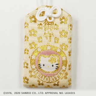 ハローキティ 62号 御守（シャンペンG） 白/ピンク