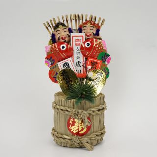 草柱6寸熊手