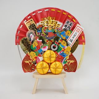 台付扇　中